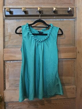 Spense Braided-Neckline Sleeveless Camisole
